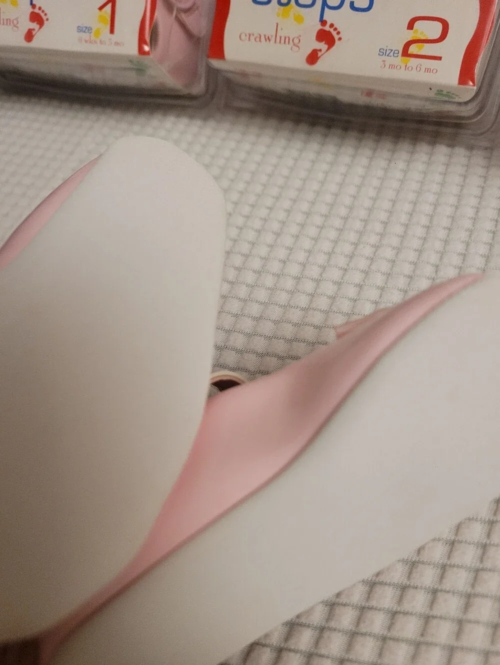 Pink Bow Mary Jane Baby Shoes, Size 1, 2 And 3
